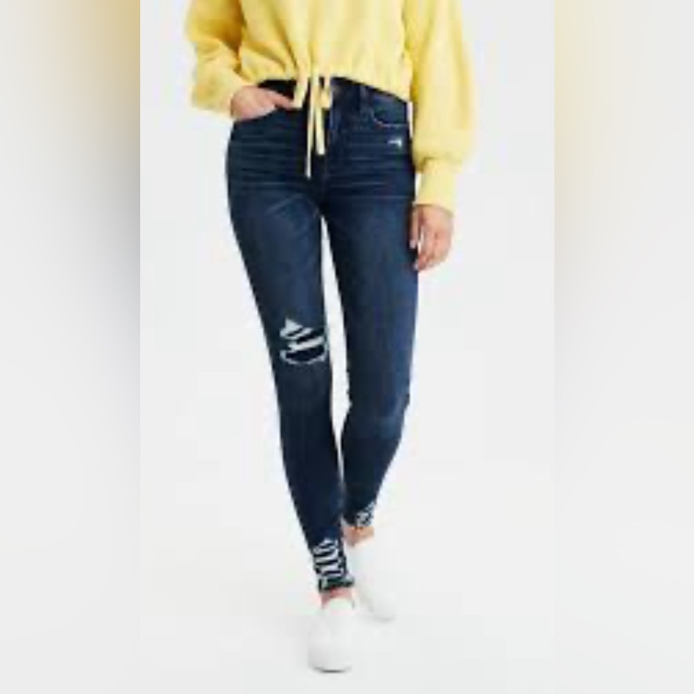 American Eagle AEO Hi-Rise “The Dream Jean” Jeggings, 4 Regular. EUC!